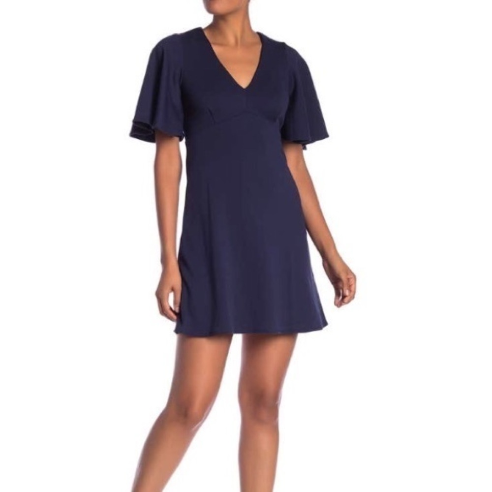 A BY AMANDA FLARE SLEEVE DRESS
